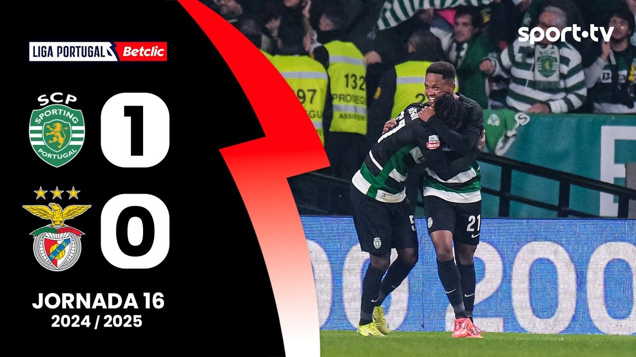 30 ธันวาคม 2567 สปอร์ติ้ง ลิสบอน เฉือน เบนฟิก้า 1-0 คว้าชัยศึกลีกา ซาเกรส โปรตุเกส