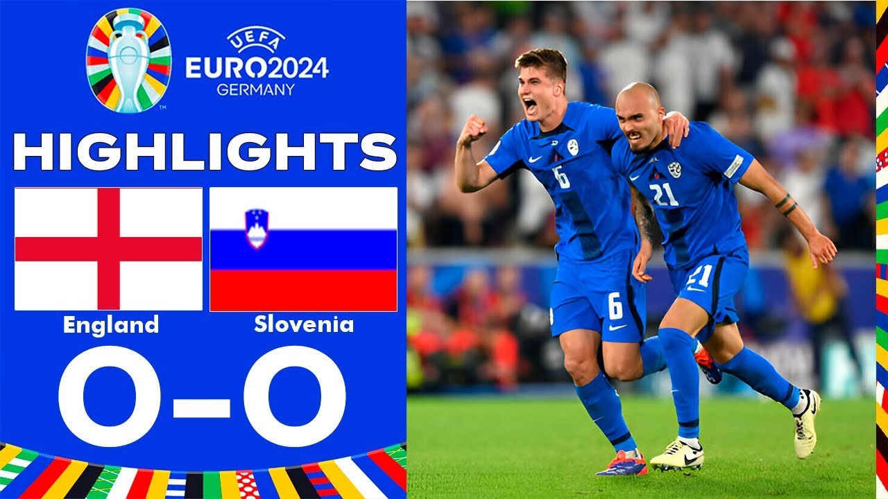ไฮไลท์ฟุตบอลยูโร 2024 26/06/2567 เสมอสูสี 0-0 ระหว่าง อังกฤษ vs สโลวีเนีย ในศึกฟุตบอลยุโรปที่ liveball2567.com