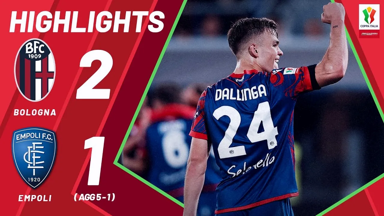 25 เมษายน 2568 โคปปา อิตาเลีย นัดสองรอบรองฯ โบโลญญ่า ซัดชนะ เอ็มโปลี 2-1 ลิ่วชิงดำ liveball2567
