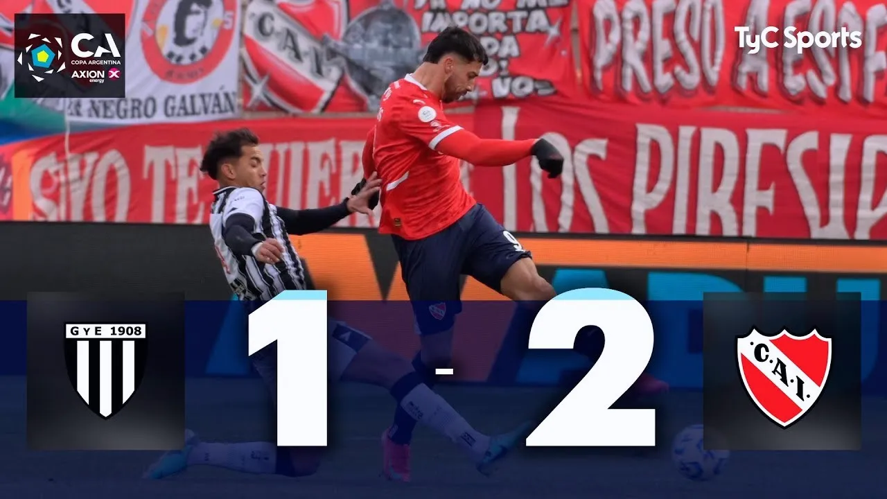 ไฮไลท์บอลเต็มกิมนาเซีย เมนโดซ่า 1-2 อินดิเพนเดนเต้ โคปา อาร์เจนติน่า คัพ 2025 วันที่ 30 มิถุนายน 2568 จาก liveball2567.com