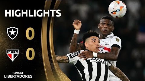 โบตาโฟโก้ อาร์เจ เสมอกับเซาเปาโล 0-0 นัดบิ๊กแมตช์โคปาลิเบอตาดอเรส 2024 วันที่ 19 กันยายน 2567