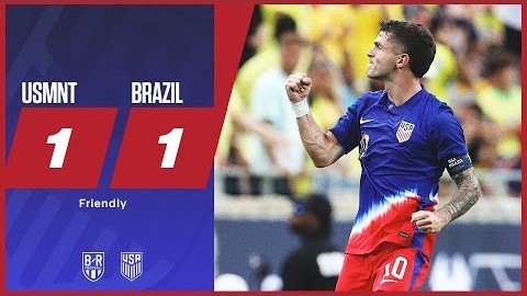 ไฮไลท์ศึกฟุตบอลกระชับมิตรทีมชาติ 2024 วันที่ 13 มิถุนายน 2567 สหรัฐอเมริกา เสมอ บราซิล 1-1 ดุเดือดสูสีทั้งสองทีม สนุกทุกจังหวะ
