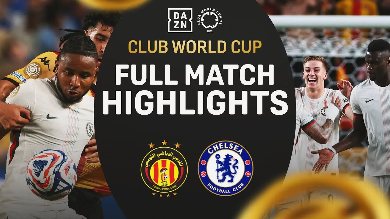 25/06/2568 เชลซี(อังกฤษ) บุกถล่มเอสเปรานซ์ เอสที(ตูนิเซีย) 3-0 ในฟีฟ่า คลับ เวิลด์ คัพ 2025 ที่ เมอร์กาโต คัพ ไฮไลท์ชนะขาดลอย